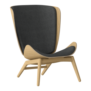Fauteuil à oreilles "The Reader" Umage, set d'exposition avec tabouret