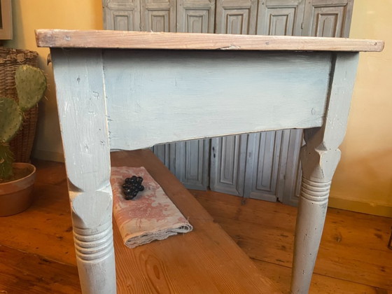 Image 1 of Beistelltisch Wandtisch doppelt Plateau Französisch