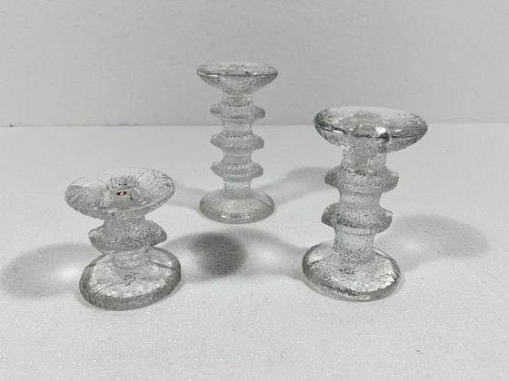 Image 1 of Bougeoirs Festivo par Timo Sarpaneva pour Iittala Finlande