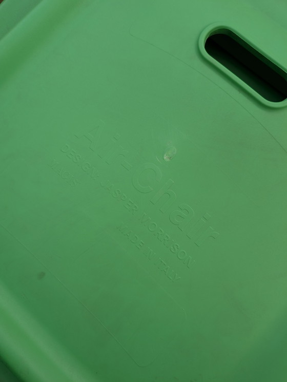 Image 1 of 4 Design Stoelen Magis Air Chair Italy Groen Stapelbaar 🇮🇹