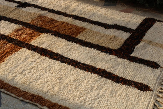 Tappeto tradizionale fatto a mano 250cm x 150cm Marocchino – Tappeti, Wool, Modern (photo 3 of 11)