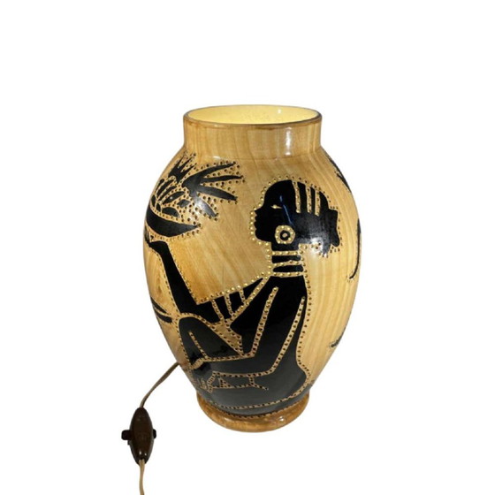 Lampada in ceramica per tealight di Grandjean Jourdan per Vallauris, 1960 – Portacandele (photo 15 of 15)