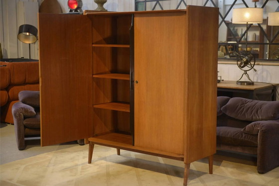 Oak wardrobe by Roger Landault 1960s – Mid Century Modern (photo 8 of 9)