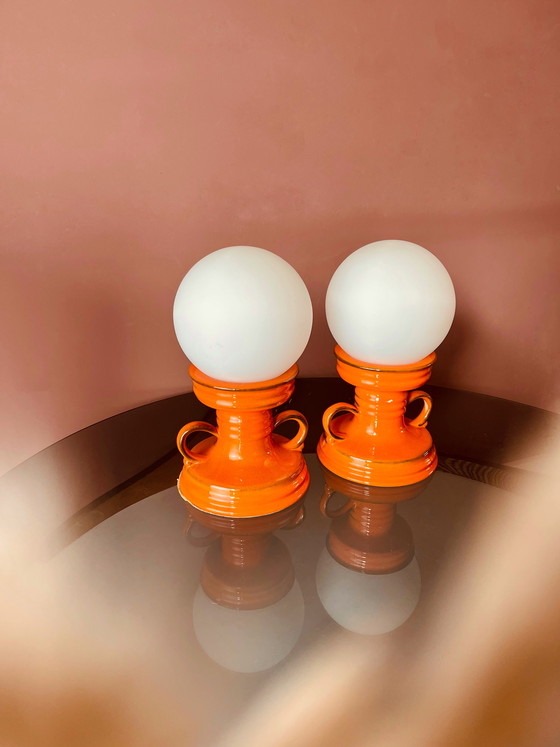 Image 1 of Set of beautiful Fat Lava night lights/table lamps