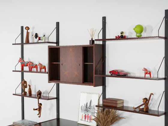 Estantería modular PS System de Preben Sørensen, chapa de palisandro, Dinamarca, años 60 – Armarios de pared (photo 15 of 19)