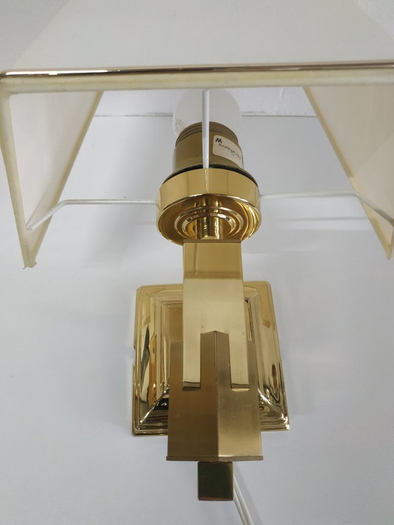 Image 1 of Set Vintage Design 'Hollywood Regency Style' Wandlampjes