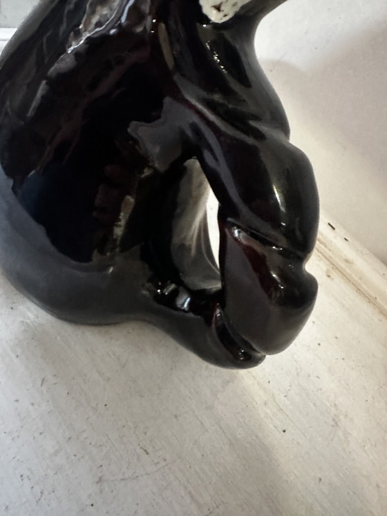 Sculptural Vallauris Pitcher in Glazed Ceramic, 1960s – Glass & Decanter, Vintage (photo 13 of 15)