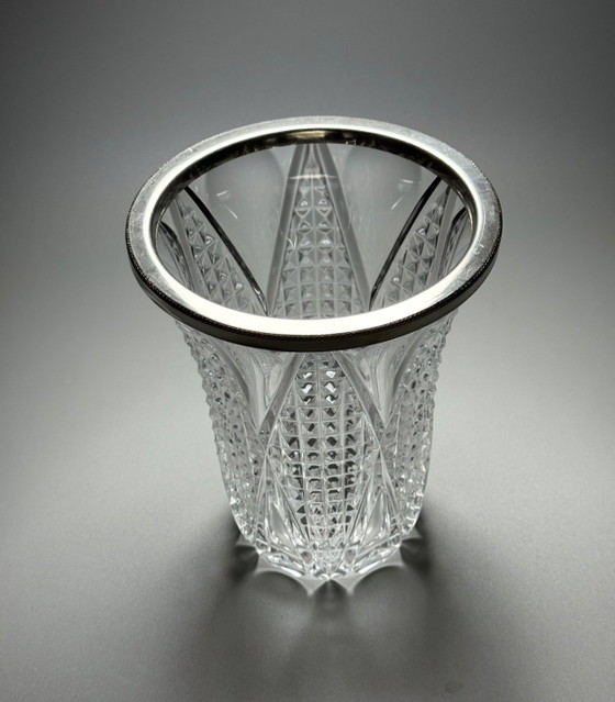 Image 1 of Val Saint Lambert “Sonia” Crystal Vase – Signed & Catalogued