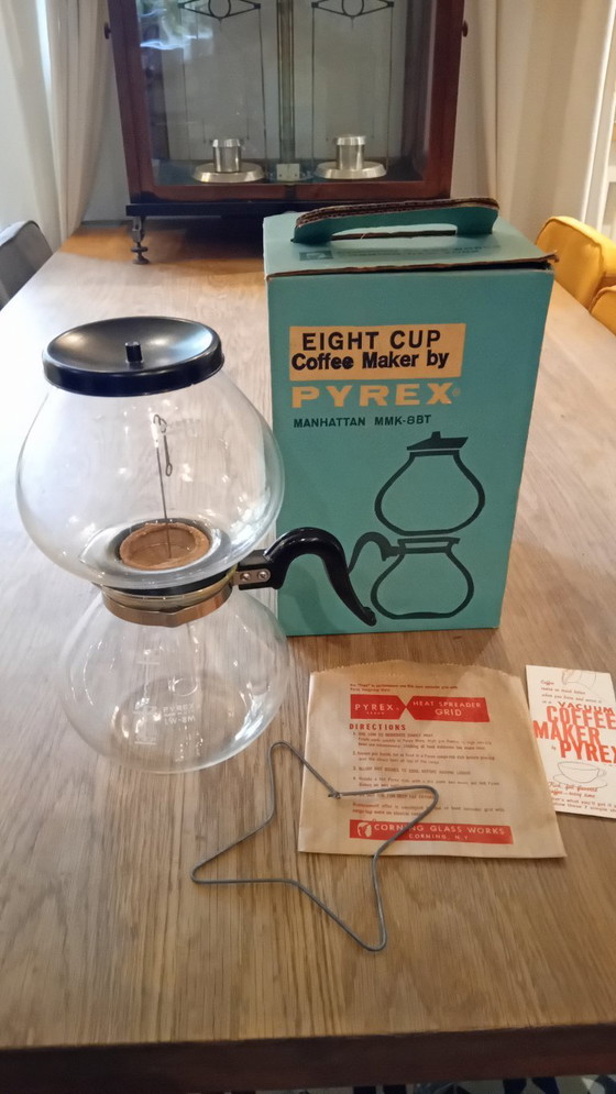 Image 1 of Pyrex Manhattan Eight Cup Coffee Maker, model MMK-8BT