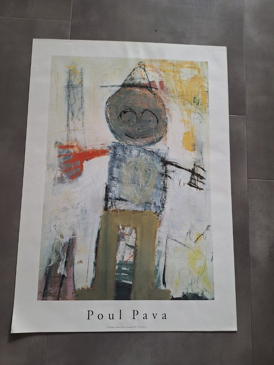 Image 1 of Painting 'Head Poter' by Poul Pava