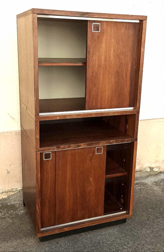 Mueble de almacenamiento Arnaud de teca, década de 1960, 60 cm de ancho. – Armarios de almacenamiento, Wood (photo 7 of 12)