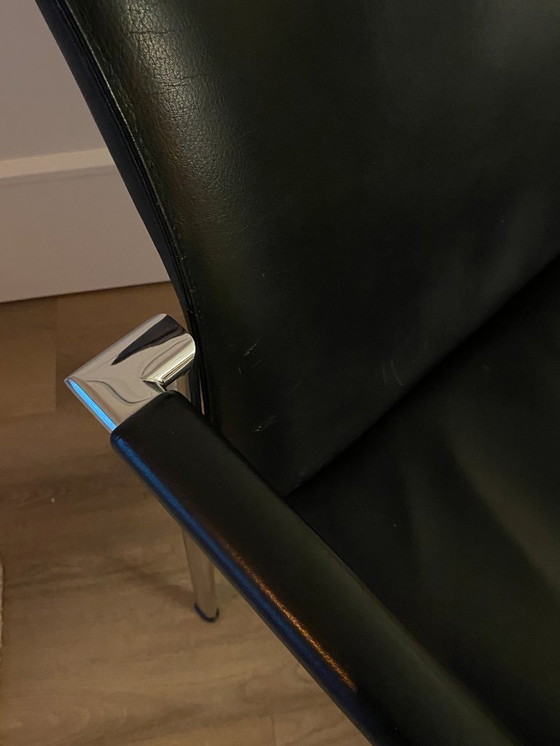 Image 1 of 4x Leolux Cimaronne eetkamerstoelen zwart