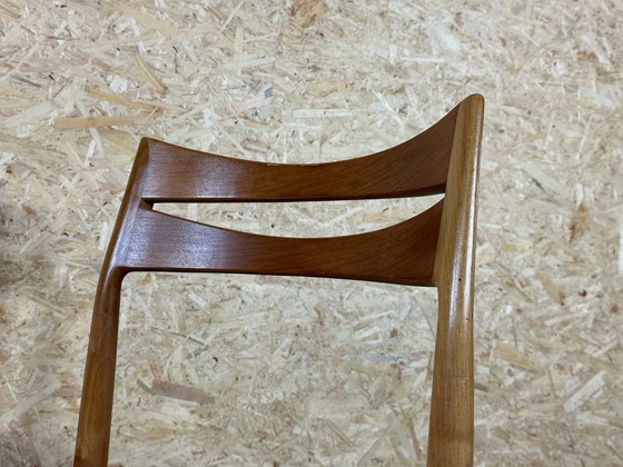 Image 1 of 2x 60s 70s Chair Dining Chair Mid - Century Danish Modern Design