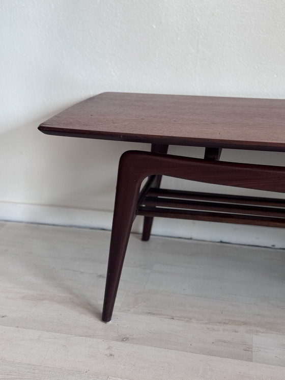 Image 1 of Table basse vintage Louis van Teeffelen, 1960, teck
