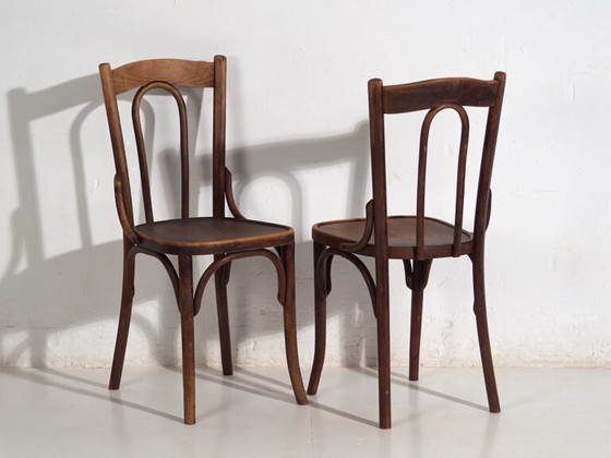 Chaises de salle à manger antiques (c.1920). Lot de 6 pièces #2 (photo 23 of 40)
