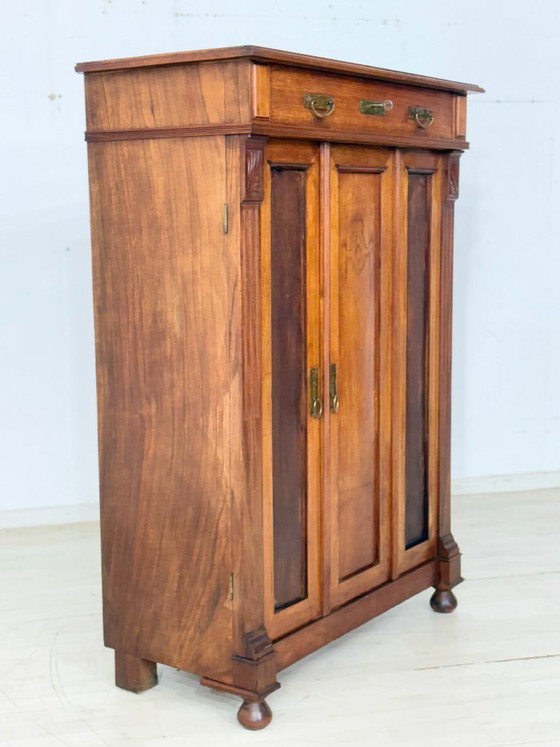 Magnifique commode/armoire ancienne Gründerzeit (fin du XIXe siècle) – vers 1900 – Wood (photo 6 of 15)