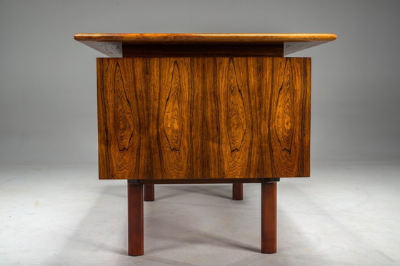 Image 1 of Mid Century Freistehender Schreibtisch, 1960er Jahre
