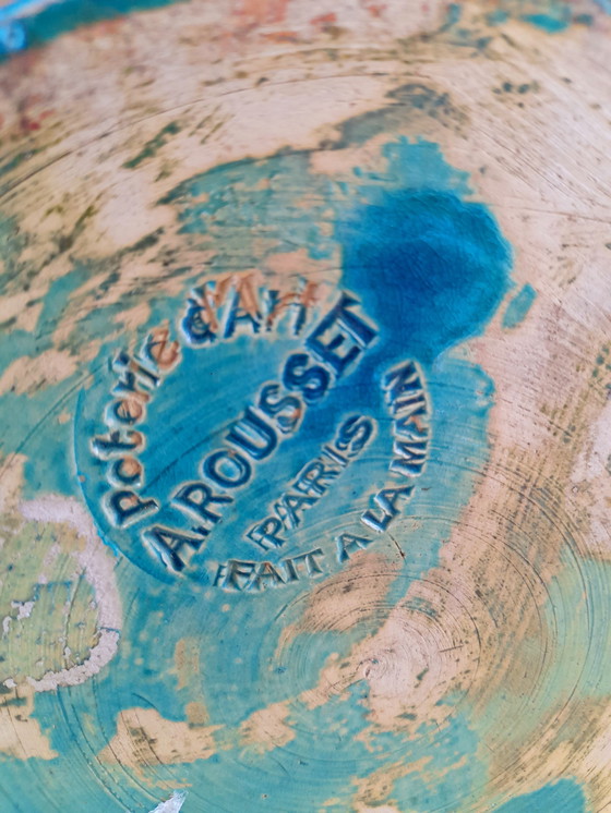 Image 1 of Base per lampada in ceramica A.Rousset Paris.