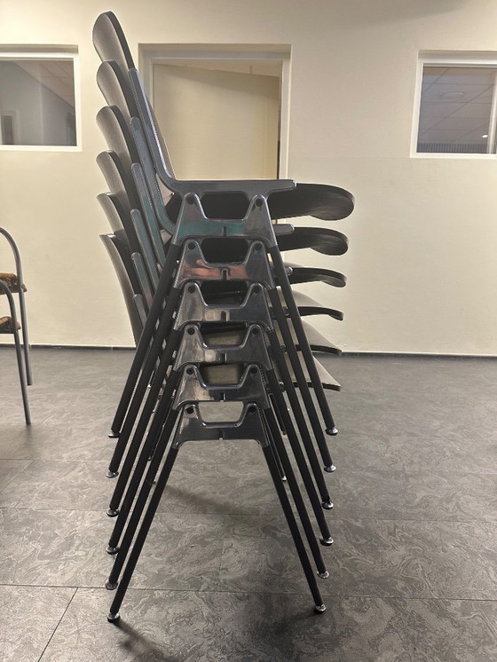 Image 1 of Ensemble de 6 chaises Castelli, Giancarlo Piretti, années 1980