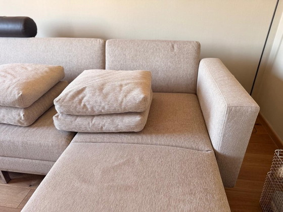 Brühl Four-Two – divano componibile con chaise longue e poggiatesta in pelle – Sofà, Textile (photo 6 of 30)