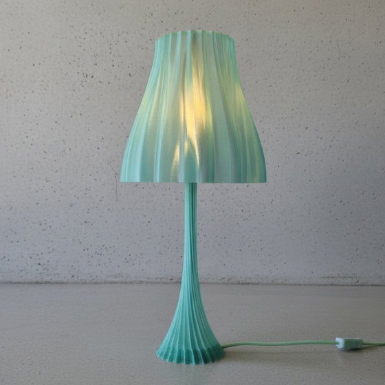 Image 1 of Green Sculptural Table Lamp 55 cm