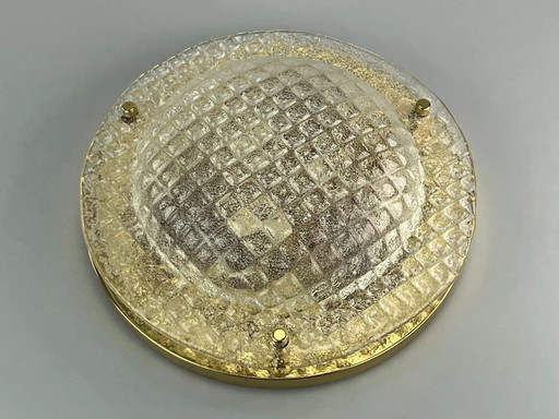 60s 70s Fischer Leuchten Plafoniere ceiling lamp glass space design lamp