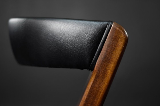 Image 1 of Vintage Mid-Century Danish Modern Teak Office Chair Model Fire by Kai Kristiansen