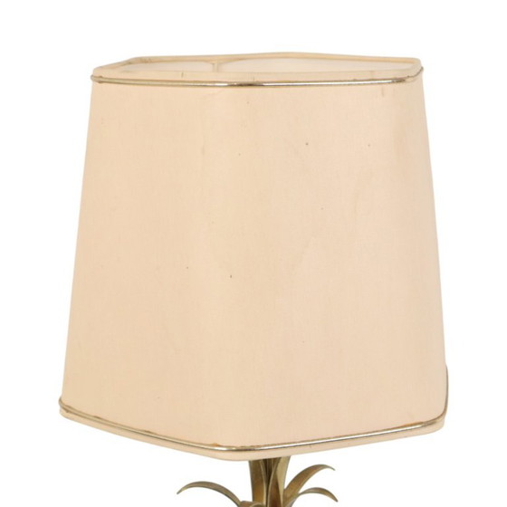 Lampe de table vintage palmier ananas, style années 70, 48 cm – Massive, Marble, Brass (photo 5 of 17)