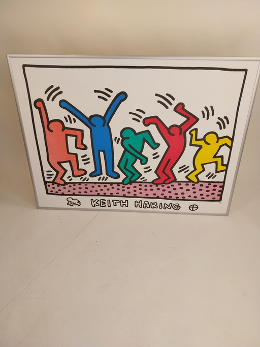 1 x reproducción de Keith Haring con autorización oficial del patrimonio de Keith Haring