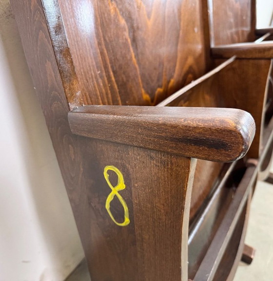 Image 1 of Vintage tweezits bioscoopbank van TON, jaren 60