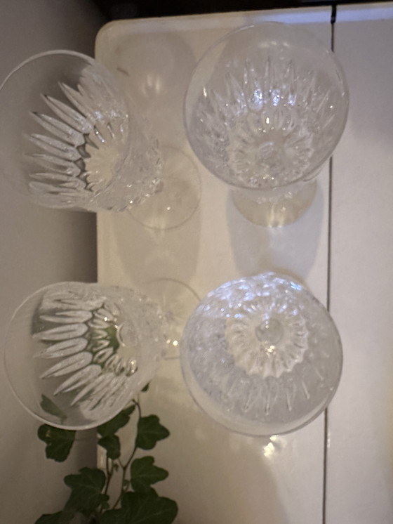 Image 1 of Set van 4 Jaren 70 wijnglazen 