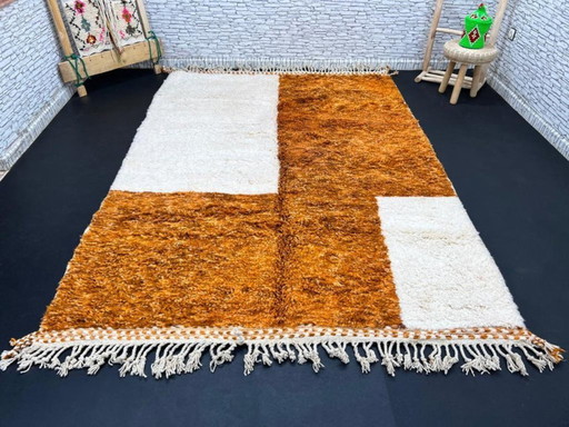 Tapis marocain en laine naturelle 250cmx150cm