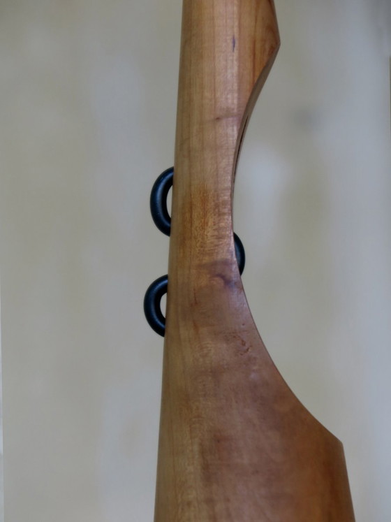 Mid-Century Glaslampe, Italien – Pendelleuchten, Holz, Mid Century Modern (photo 6 of 6)