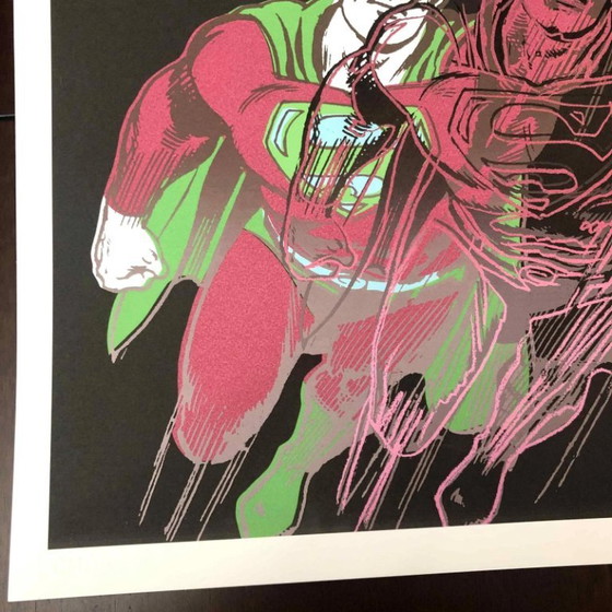 1990s After Andy Warhol "Superman" Lithograph – Lithographs & prints, Paper (photo 3 of 11)