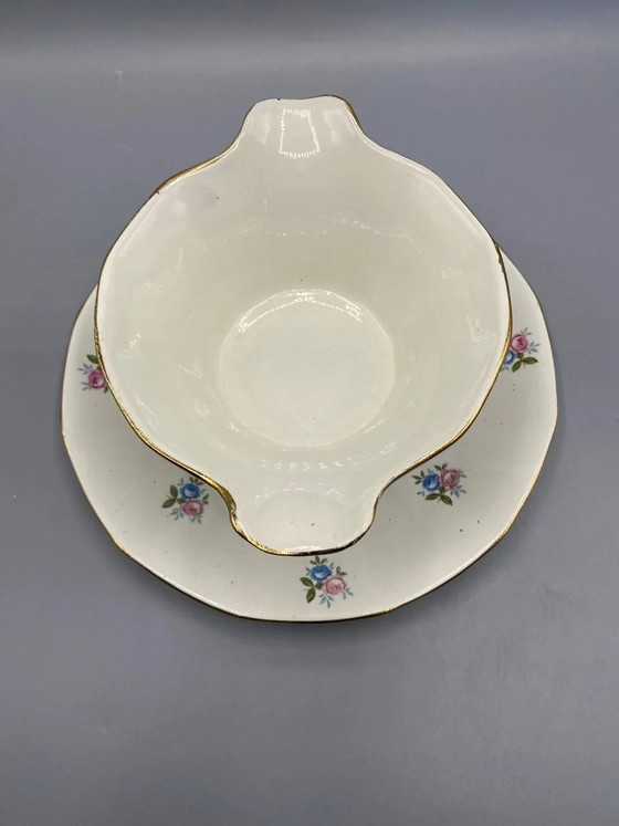 Digoin Sarreguemines Model 9123 Gravy Boat with Attached Underplate – Decorative Objects (photo 3 of 6)