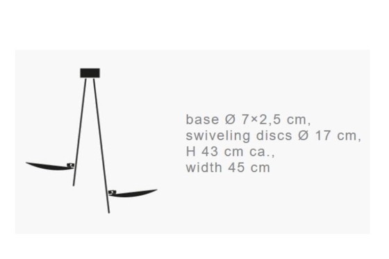 Image 1 of 1x lederam C2 - LC23 PLAFONDLAMP -Catellani smith