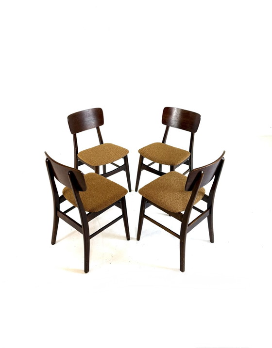 Image 1 of 4x restored dining chair, Farstrup Møbler ‘60