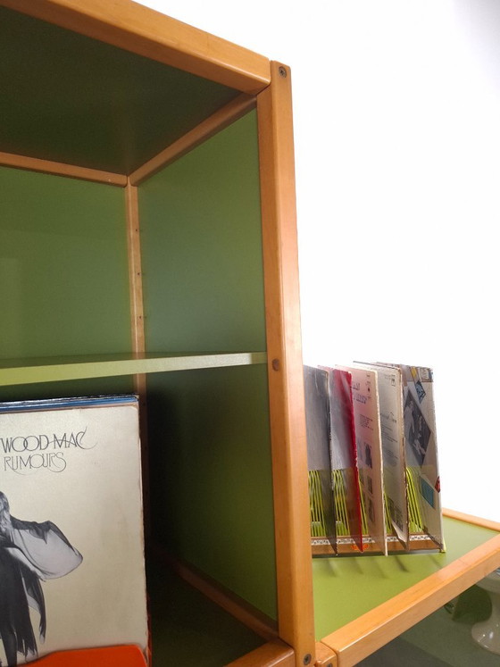 Design Flötotto Profilsystem Mobile modulare – 6 parti – Faggio verde, mobile LP, mobile 3 – Credenze alte (photo 17 of 24)