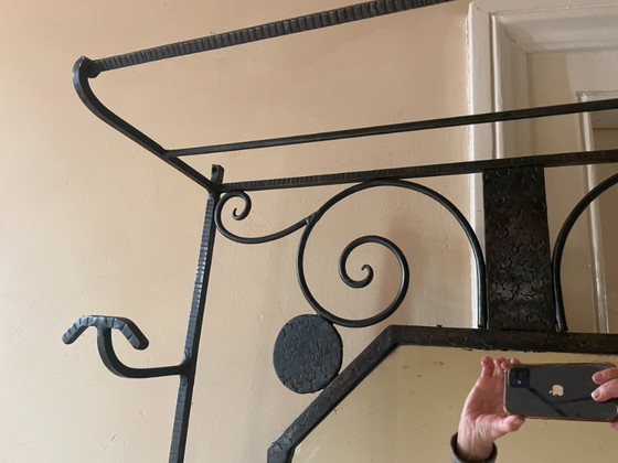 Image 1 of Wandkapstok Kapstok art deco 1930 Frans