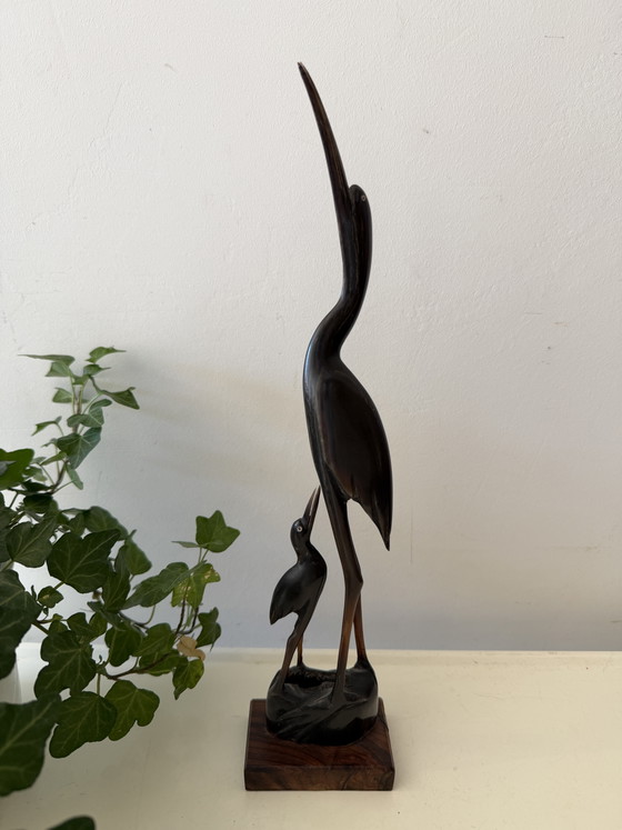 Image 1 of Statue du héron de Hoorn, années 1960