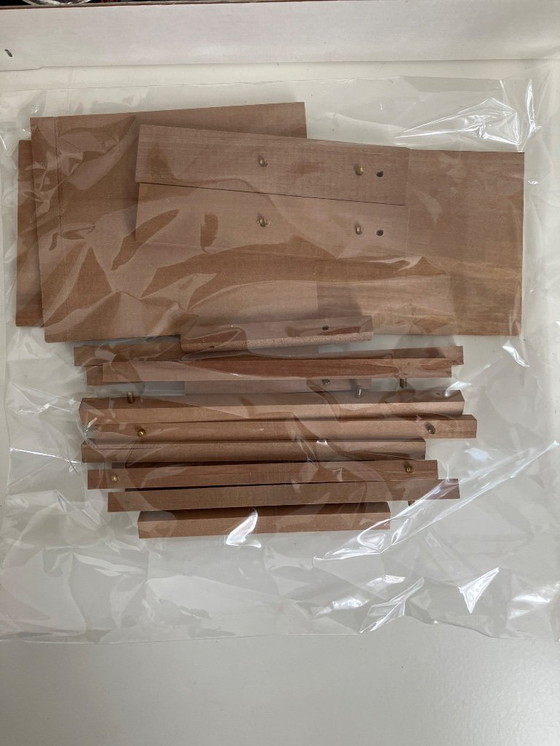 Image 1 of Rietveld Red and Blue Chair Model Kit Scale: 1:6.