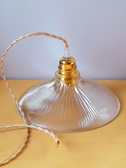 Holophane glazen hanglamp