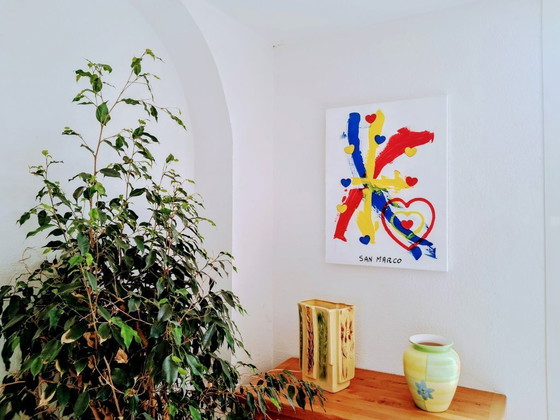 Image 1 of Enzo SAN MARCO - Primaries Love - Artist's painting