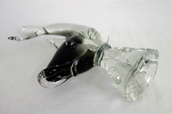 Image 1 of 2 grandi pesci in vetro di Murano di G. Campanella, Italia, anni '60