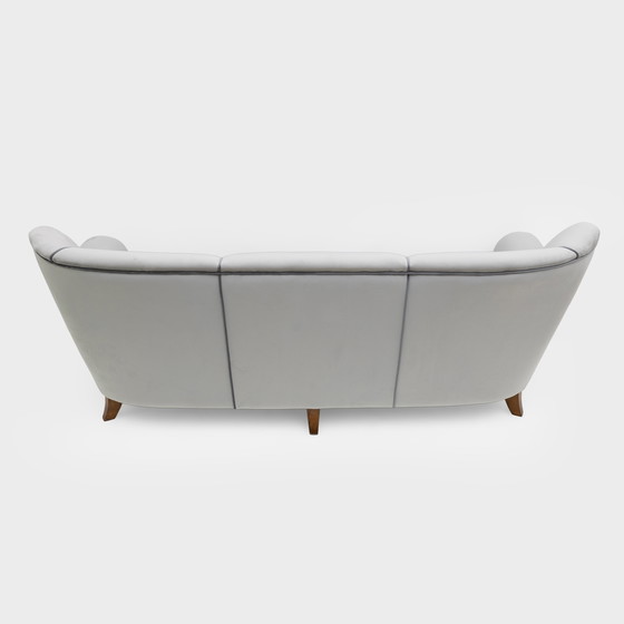 Image 1 of Canapé en velours italien Art déco attribué à Guglielmo Ulrich, années 1940