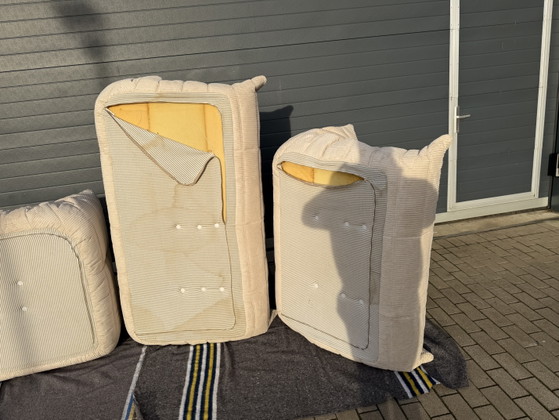 Image 1 of Conjunto completo Ligne Roset Togo en pana beige (Ribcord) ¡¡Estado 10/10!!