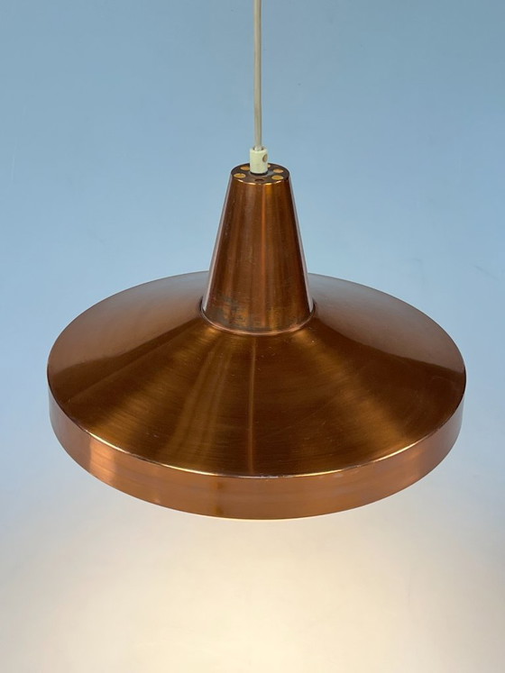 Image 1 of Suspension vintage en cuivre, Scandinavie des années 1960
