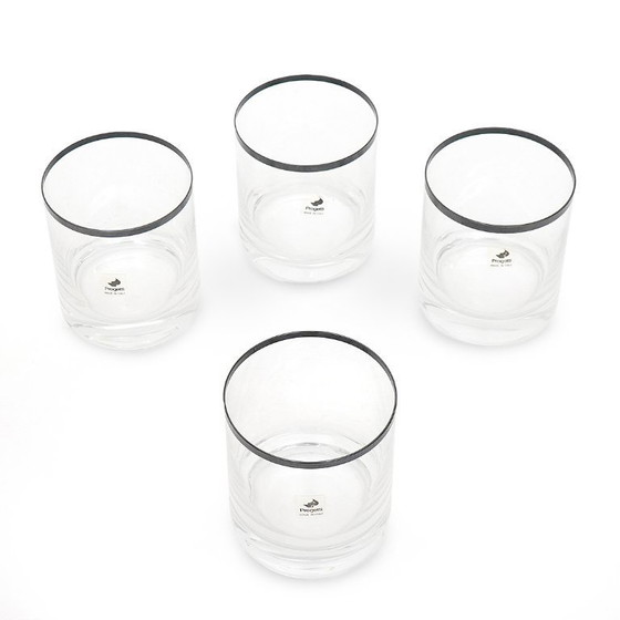Image 1 of Set of 4 glasses by Gianfranco Frattini for Progetti, 1970s