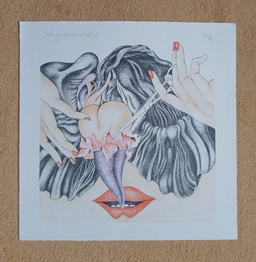 Katinka Niederstrasser, lithographie érotique