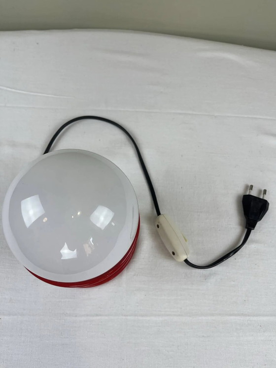 Vintage Italian design ball lamp from the 1970s. – Table lamps, Metal, Space Age (photo 12 of 17)